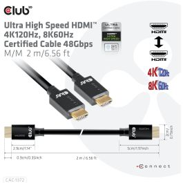 Club3D HDMI-Kabel A -> A 2.1 Ultra High Speed 10K HDR 2m retail