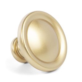 Giusti Tirador Zamak Modèle Clovis Finition Or Satiné pour Meubles Ø35mm