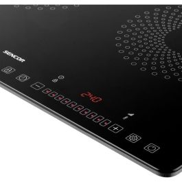 Sencor Plaque de cuisson à induction SCP 4501BK 3400W, 2 foyers, commande tactile, design ultra-fin 4.3 cm, noir, verre céramique