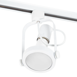 Faisceau Lumineux sur Rail Monophasé E27 Blanc Sans Ampoule