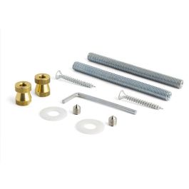 SYSTEM Manillon Kendal C200 Cromo Satinado Cep Acabado Grafito Medidas C300 Mm