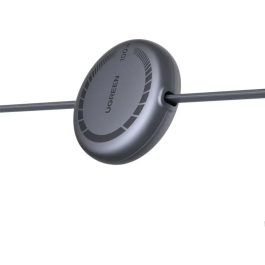 Câble UGREEN USB-C vers USB-C PD, rétractable, charge rapide 100W, transfert de données, 1 mètre, design noir moderne