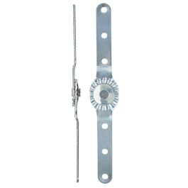 Q&Q Compas plat multipositions remaché, acier zingué pour appui-tête de canapé