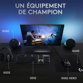 Clavier gamer - Filaire - Logitech G - G512 - GX Brown - AZERTY - Mécanique - Rétroéclairé - Noir