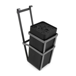 Emuca Porte-couteaux Titane, acier et plastique, gris anthracite