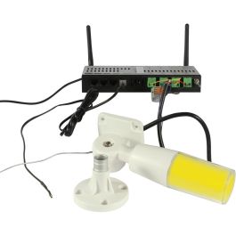 ALLNET MSR zbh. Signal/Warnlampe, Rot/Gelb/Grün/Buzzer einzeln ansteuerbar / FLASH-LIGHT
