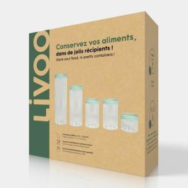 Livoo Jeu de 5 pots de conservation MEN399
