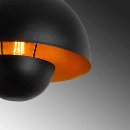 Tangdong Lampe Suspendue OPV-584TTM1276 Métal Noir E27