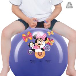 Boule à sauter Minnie Mouse Violet (10 Unités)