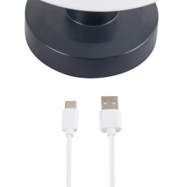 Lampe de Table Solaire 400 Lm 4000K IP54 6V 0.6W Sans Fil Rechargeable Blanc Naturel Autonomie 8H pour Intérieur Extérieur HO-PHL-1901