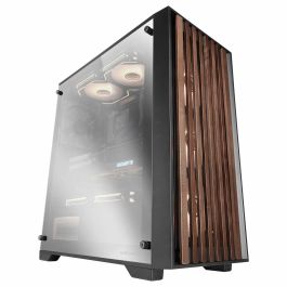 Boîtier ATX semi-tour Mars Gaming MCWOODDC Noir