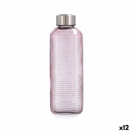 Bouteille d'eau Quid Velvet Rose verre 1 L (12 Unités)