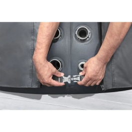 Bestway - Manta térmica EnergySense pour spas ronds, isolation thermique, 216 x 80 cm - Réf. BES6941607338230