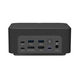 Logitech Logi Dock Docking Station USB-C Noir pour Microsoft Teams 4K Graphite