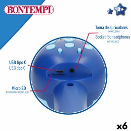 Microphone Karaoké Bontempi 6 Unités