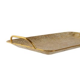 Plateau apéritif Home ESPRIT Doré Arabe 55,5 x 28,5 x 7,5 cm (2 Unités)