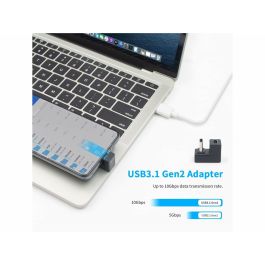 EQUIP Adaptateur USB-C vers USB-C 10Gbps 100W PD, Lot de 2, Noir