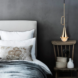 Lampe Suspendue Yogyakarta "Sarmal - 3061" Or/Noir E27 OPV-892OPV1409