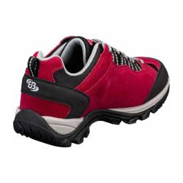 Chaussures de marche pour femme Brütting Mount Bona Low Rouge foncé