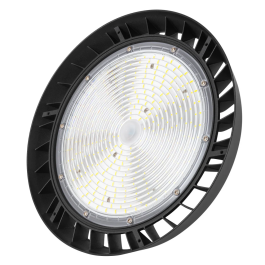 BX3 LIGHT Campana LED Industrielle 200W, Chip Philips, Driver Lifud Regulable 1-10V, 36000 Lumen, 6000K Blanc Froid, IP65