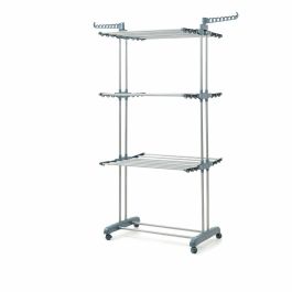 Étendoir Pliant Vertical à Roulettes Dolver InnovaGoods 24 Barres