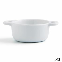 Ensemble à apértif Quid Gastro Fun Blanc Céramique 10 x 7 x 4 cm (12 Unités)