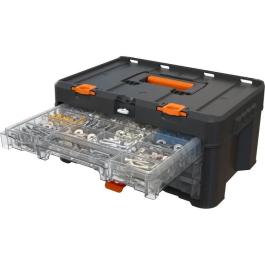 WORX BY KETER Rangement Stack n Roll 3 tiroirs organisateurs pour outils et accessoires - Noir - 48 cm (L) x 33 cm (P) x 23 cm (H) Precio: 72.8900004. SKU: B1ADSHHMN5