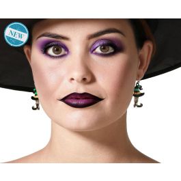 Pendientes de Bruja Verde avec Chapeau et Bottes Pendants - Boucles d'Oreille Accessoire Déguisement Halloween Precio: 1.8. SKU: B1ARGPALHT