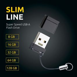Clé USB INTENSO Slim Line 128 GB Noir