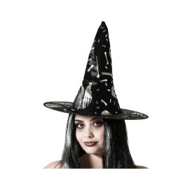 Chapeau de sorcière noir à motifs os et mains squelette - Accessoire de déguisement gothique Halloween Precio: 1.62. SKU: B17WPLB6QQ