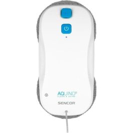 Sencor SRW 6010WH - Robot lave-vitres autonome, 72 W, 3000 Pa, réservoir 60 ml, 3 modes, télécommande, blanc