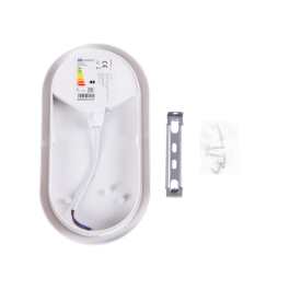 Plafonnier LED 9W 900Lm 6000K IP54 'Harlow' 40.000H HO-DLOVB-1OW-CW