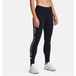 Leggings de Sport pour Femmes Under Armour Favorite Wordmark Noir