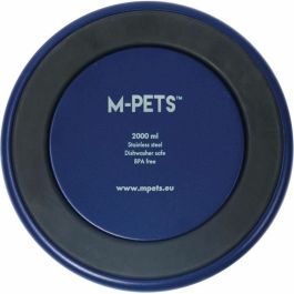 Mangeoire pour chiens MPETS ESKIMO Métal Acier inoxydable Bleu Antidérapant 2 L