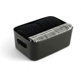 Today Jeu de douche UTILITAIRE Cesta, alfombrilla, cortina Noir TOD3574641271251