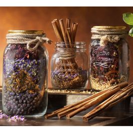 Pot en verre Bormioli Rocco Quattro Stagioni Transparent (6 Unités)