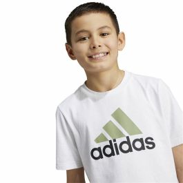 T-shirt à manches courtes unisex Adidas Essentials Blanc