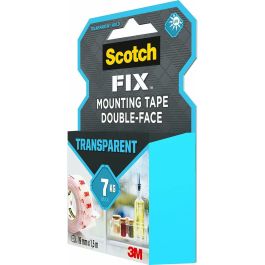 Ruban adhésif double face Scotch Transparent 19 mm x 1,5 m