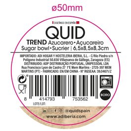 Azucarero Borosilicato Trend Quid 6,5x8,5x8,3 cm