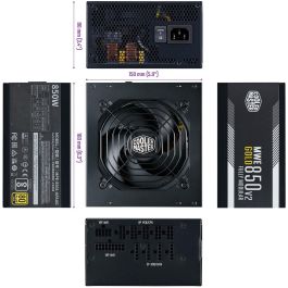 Bloc d’Alimentation Cooler Master MPE-8501-AFAAG-3EEU ATX 850 W 80 Plus Gold