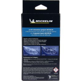 Michelin Kit de rénovation optique pour phares - Restaure transparence et brillance, élimine jaunissement et voile