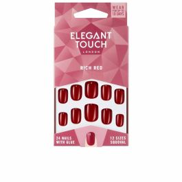 Faux Ongles Elegant Touch Polished Colour Arrondie Rich Red (24 uds) Precio: 8.9499996. SKU: B17KEYSN6B