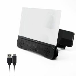Amplificateur d’Écran pour Téléphone Portable avec Haut-parleur Rechargeable Screenier InnovaGoods