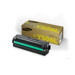 SAMSUNG Cartouche de Toner Jaune Haute Capacité SU515A, Toner Original pour Imprimantes Samsung CLP-680/CLX-6260, Rendement 3500 Pages
