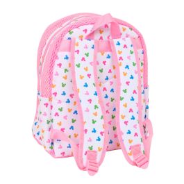 Sac à dos de plage Minnie Mouse Multicouleur Rose 30,5 x 24 x 18 cm Enfant