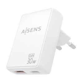 Chargeur mural Aisens ASCH-30W2P074-W Blanc 30 W