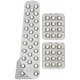 Omp OMPOA0-1020-003 Jeu De 3 Pédales Aluminium Pédale Accélération Longue Universelles