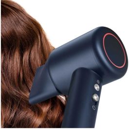 Sencor SHD 8520BL - Sèche-cheveux professionnel 1500 W, moteur BLDC 110000 tr/min, 2 vitesses et 4 températures, bleu, avec buse et diffuseur magnétiques