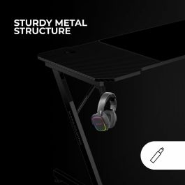 Bureau Gaming Mars Gaming ERGO Noir 160 x 60 cm