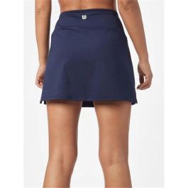 jupe de padel Wilson Team Flat Front Classic Bleu